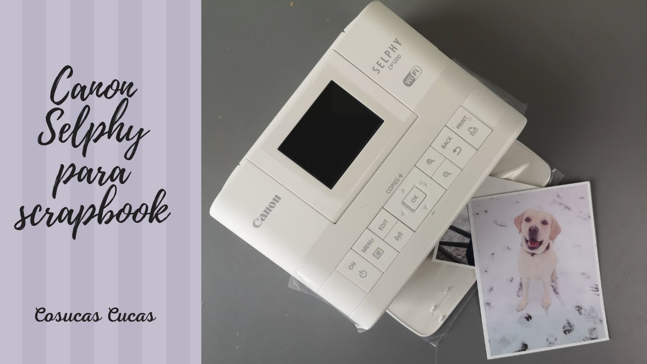 Canon Selphy CP1200 , como usarla, imprime tus fotos para scrapbooking y projectlife!