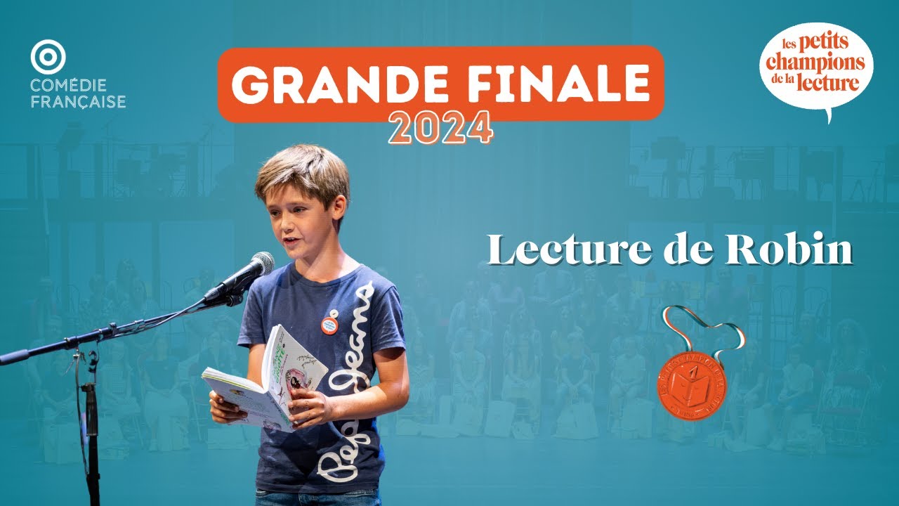 La lecture de Robin, finaliste Provence-AlpesCôte d'Azur 🥇 Grande finale 2024 à la Comédie-Française