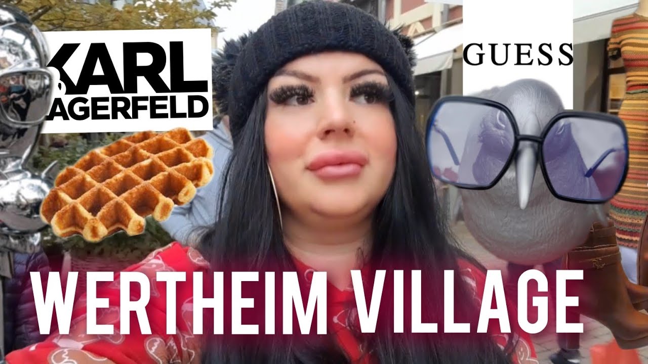 ✨️Vlog Shopping Wertheim Village🛍 Shopping Karl Lagerfeld Guess Waffels Walkaround