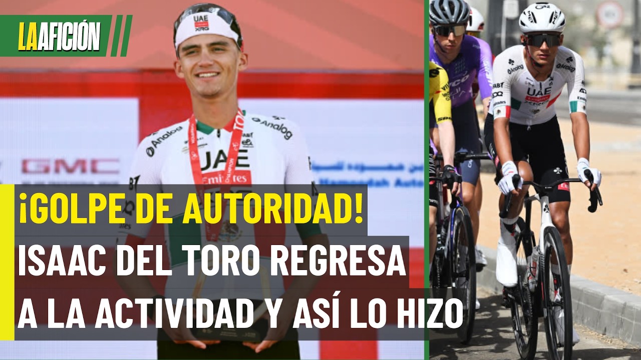 Isaac del Toro gana la primera etapa y es líder del Tour de Emiratos Árabes Unidos