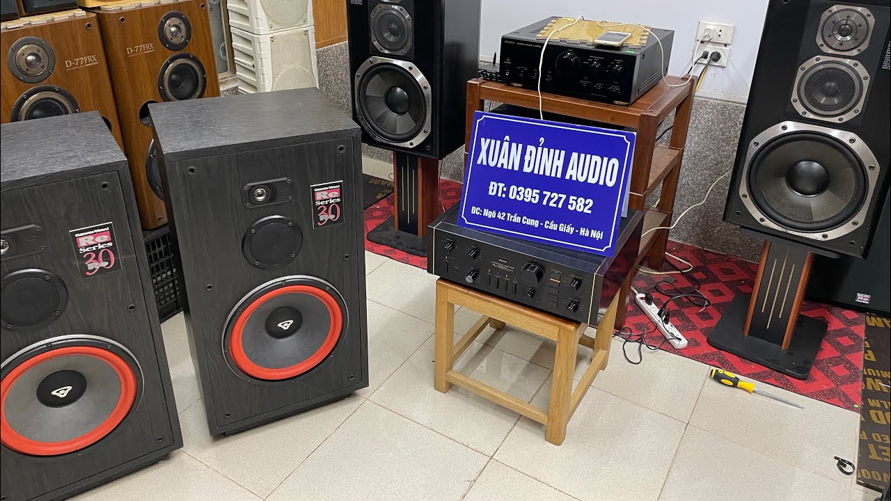 Loa Mỹ Cerwin Hay Qu&aacute; M&agrave; B&igrave;nh D&acirc;n, Loa Cerwin Vega Re30, Loa Sansui G88, Amply Sansui 607xdecade.