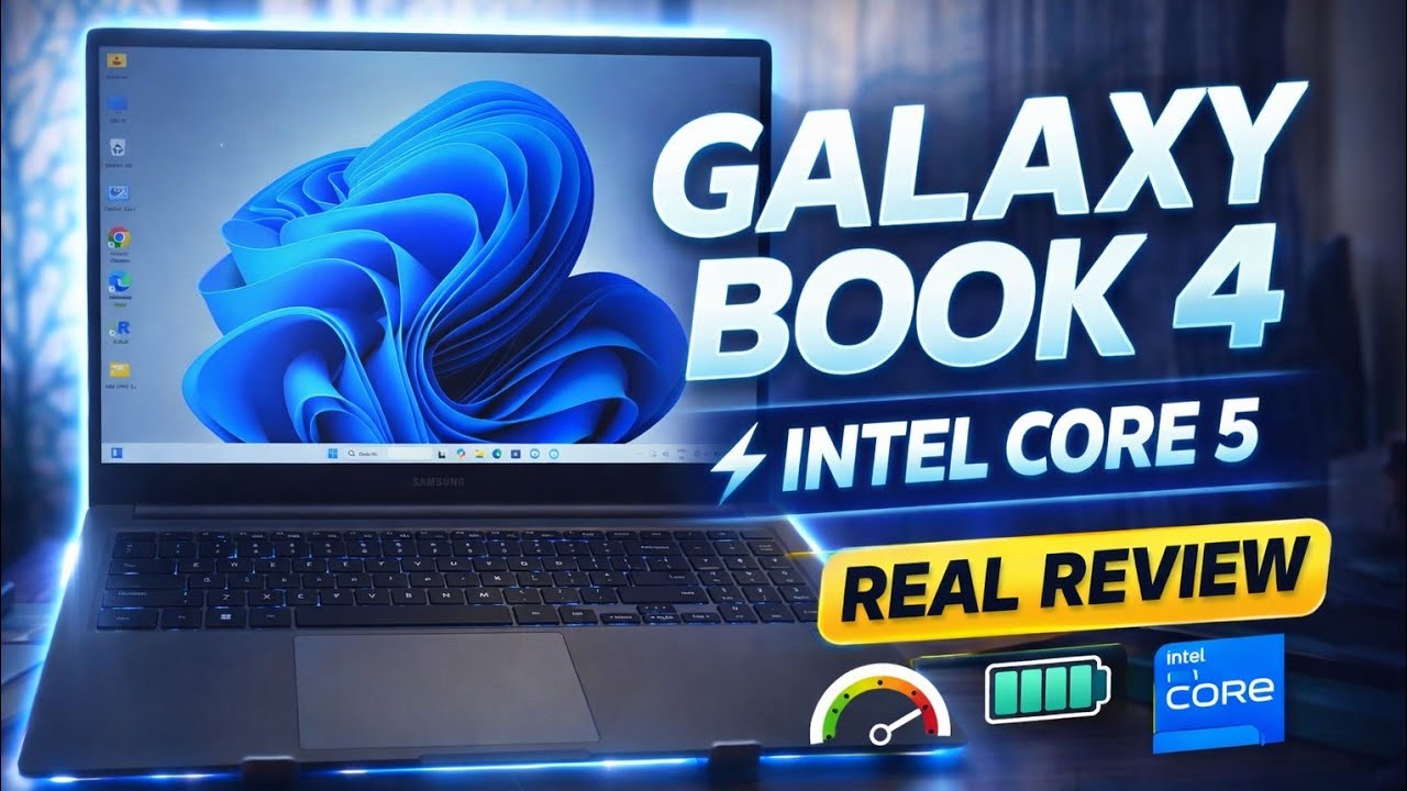 Samsung Galaxy Book 4 Intel Core 5 Full Review – Best Laptop Under ₹70,000?