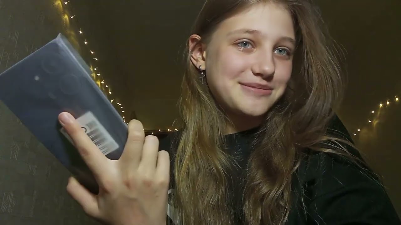 распаковка нового телефона !!!!!         первое видео!!!!!❤