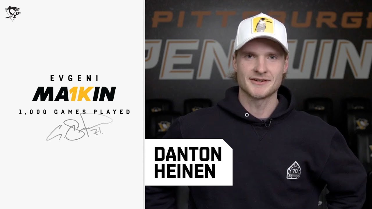 Danton Heinen: Evgeni Malkin 1,000 Games | MA1KIN
