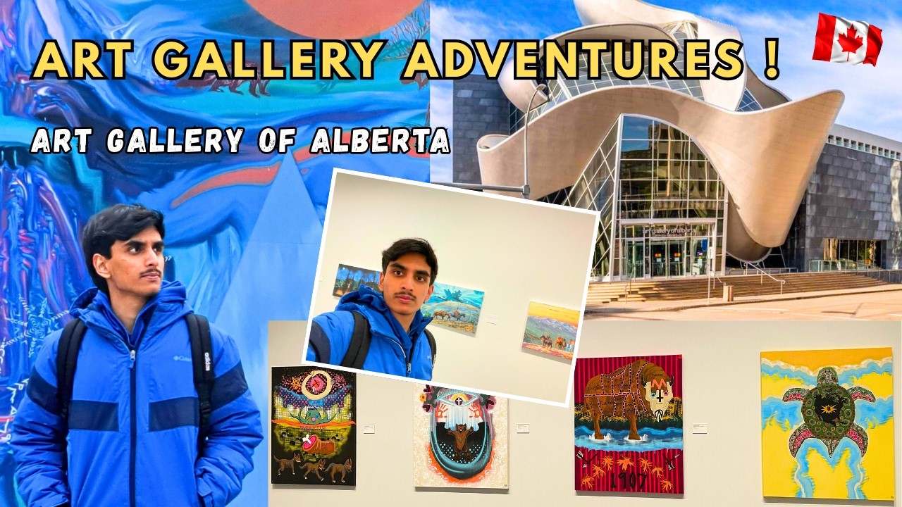 “✨🤩A Peaceful Day at Art Gallery of Alberta 🎨 | Vlog”  #youtube #vlog #art #artgallery 