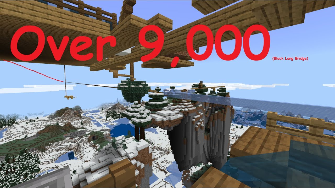 Literally Placing 19,000 Blocks To Make A Bridge! (Part 1)