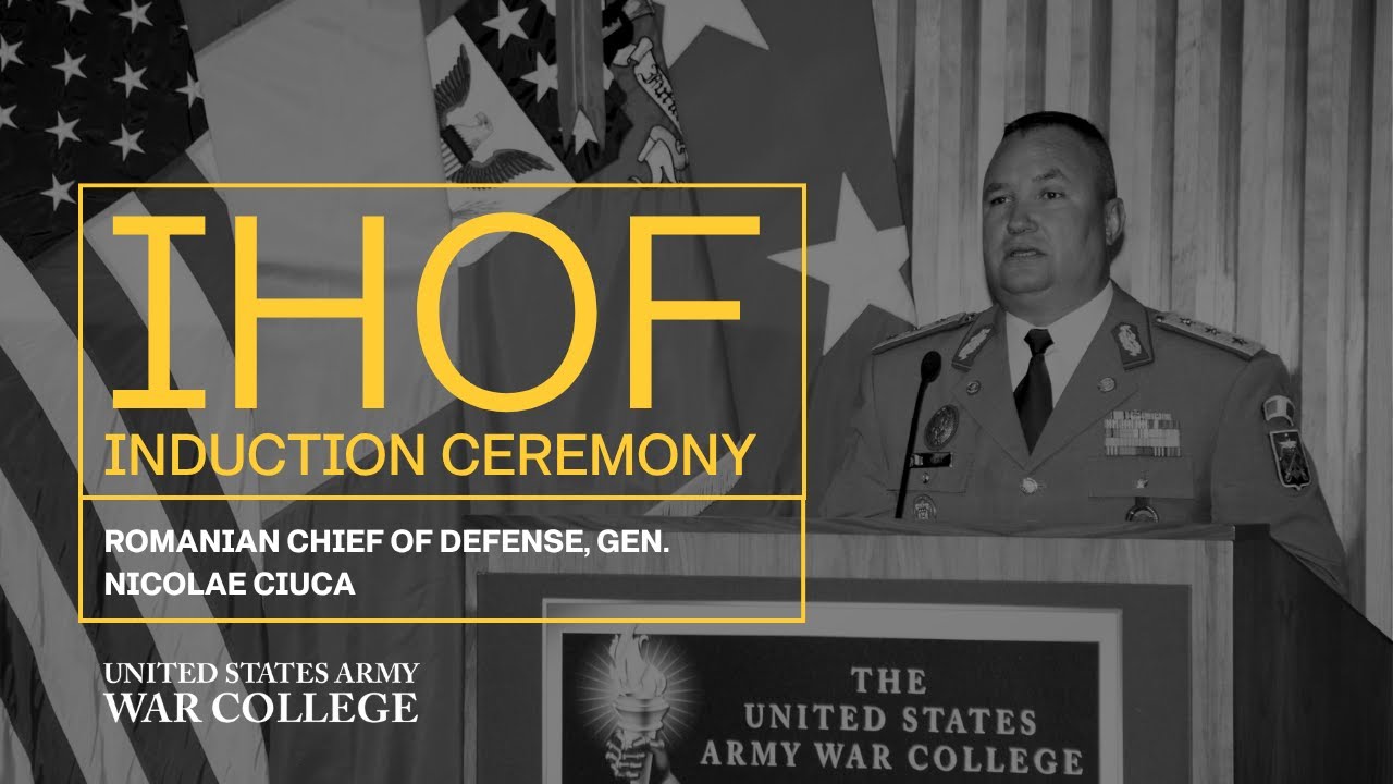 Gen. Nicolae Ciuca induction into USAWC International Hall of Fame