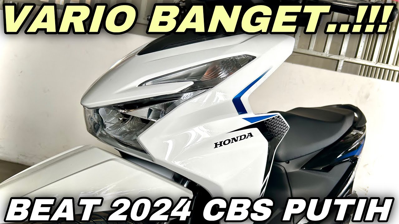 BEAT RASA VARIO‼️BEAT 2024 CBS PUTIH HITAM