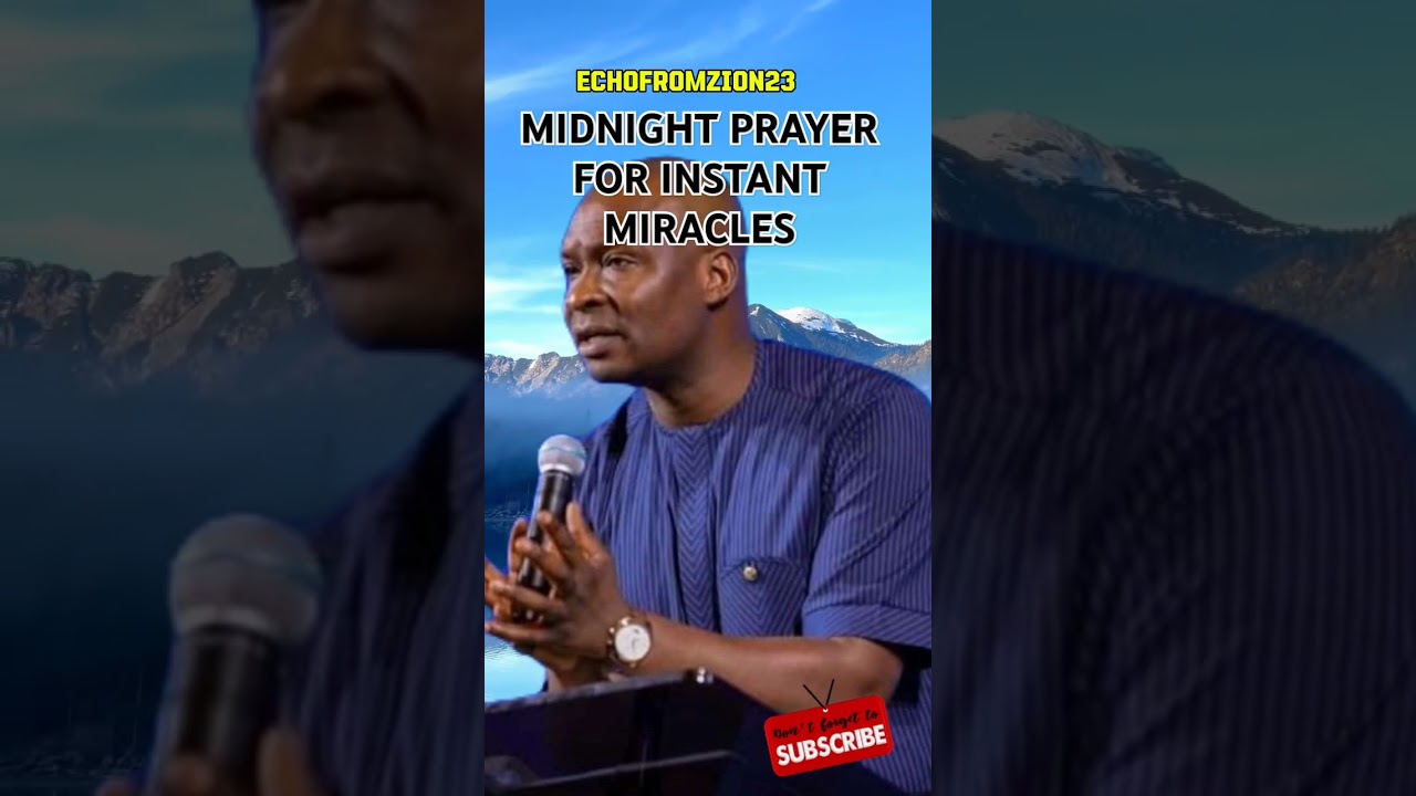 MIDNIGHT PROPHETIC PRAYERS FOR INSTANT MIRACLES. #midnightprayer #apostlejoshuaselman