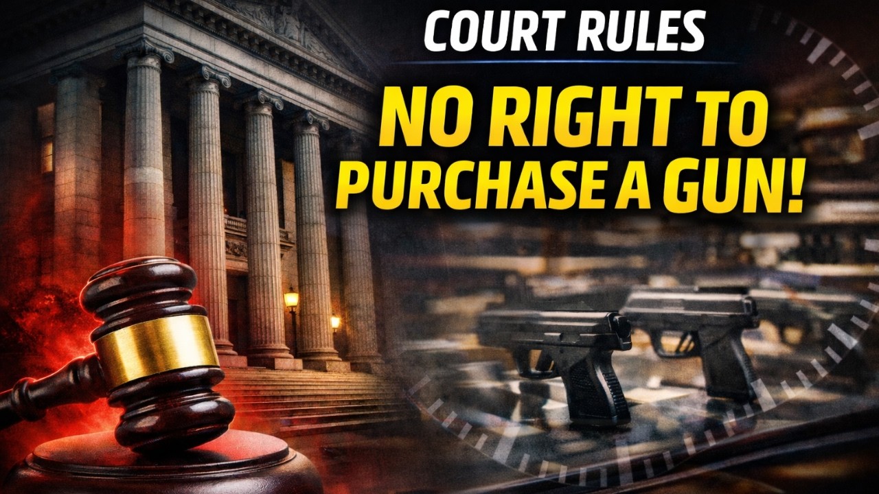 Federal Court: You Have NO RIGHT To Purchase A Firearm!