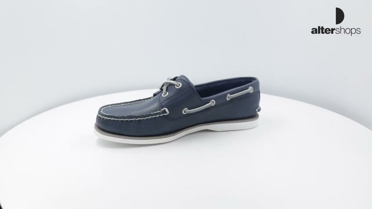 TIMBERLAND  CLASSIC BOAT 2 EYE  &Sigma;&kappa;&omicron;ύ&rho;&omicron; &Mu;&pi;&lambda;&epsilon; TB0A2GAZ2881