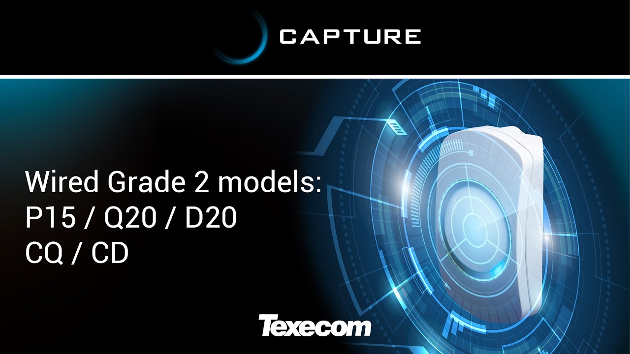 How to install CAPTURE P15 / Q20 / D20 / CQ / CD (Wired Grade 2 models)
