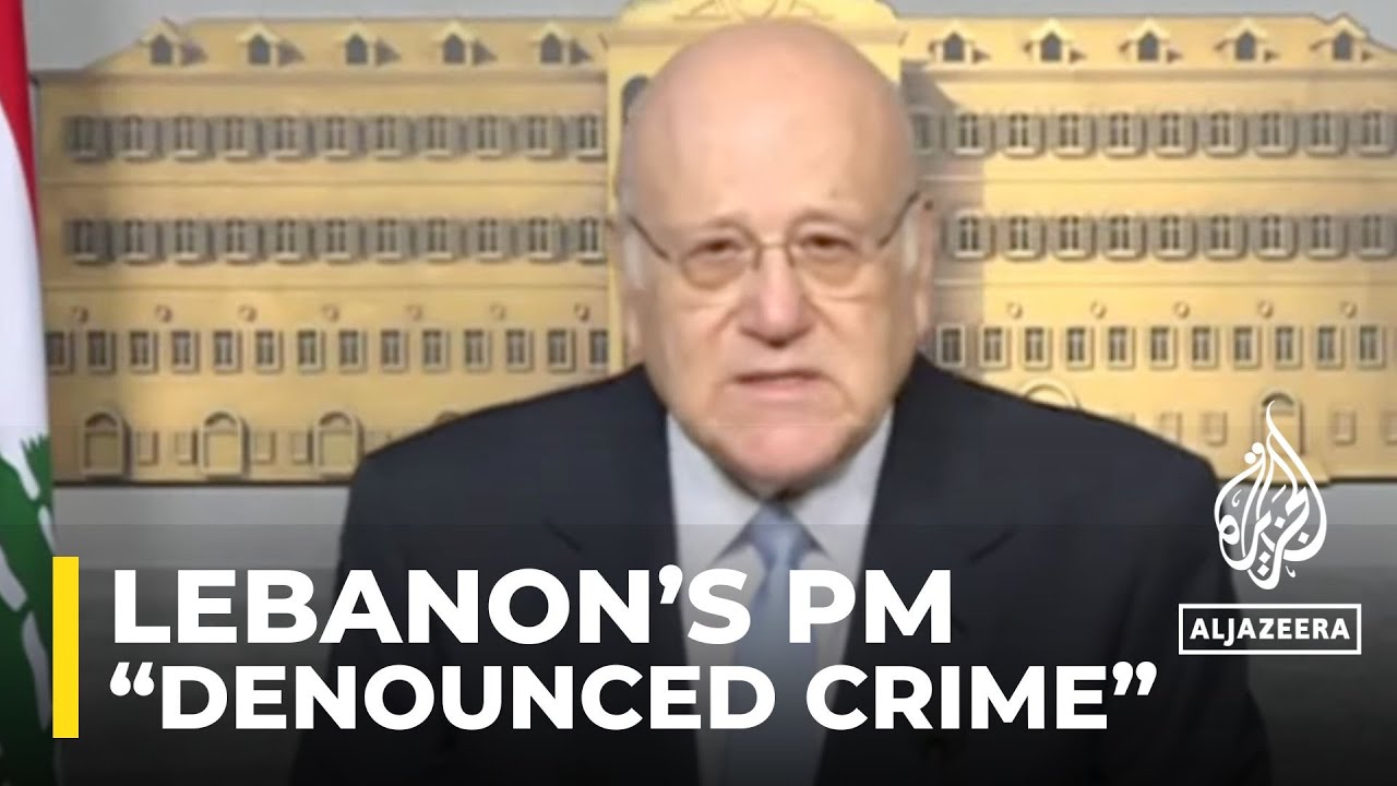 Lebanon&rsquo;s PM calls for &lsquo;immediate&rsquo; ceasefire