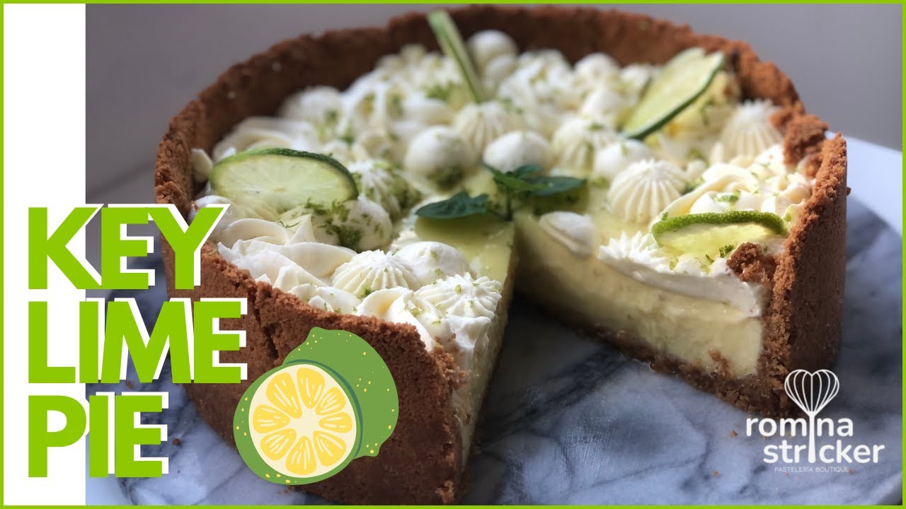RECETA DE KEY LIME PIE o tarta de limas Americana | fácil, cremosa y fresca 🍋