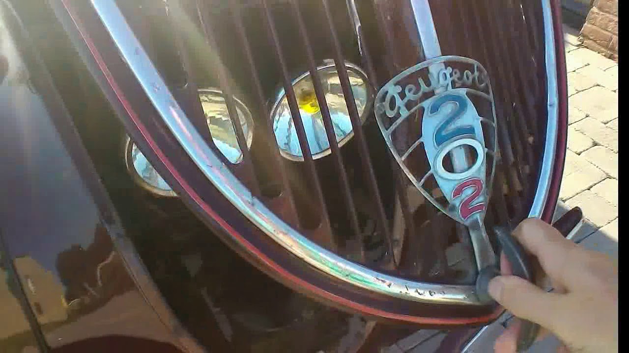 Peugeot 202 Adélaïde - démarrage à froid