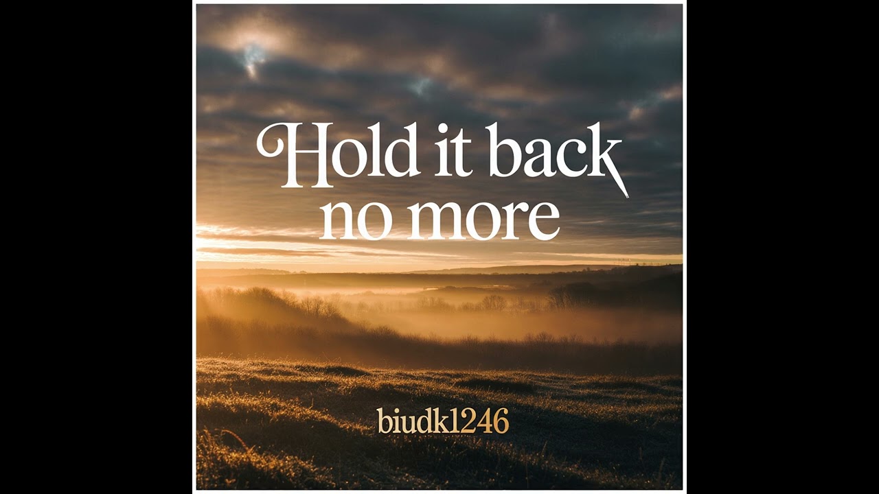 Hold It Back No More - biudk1246(Official Audio)