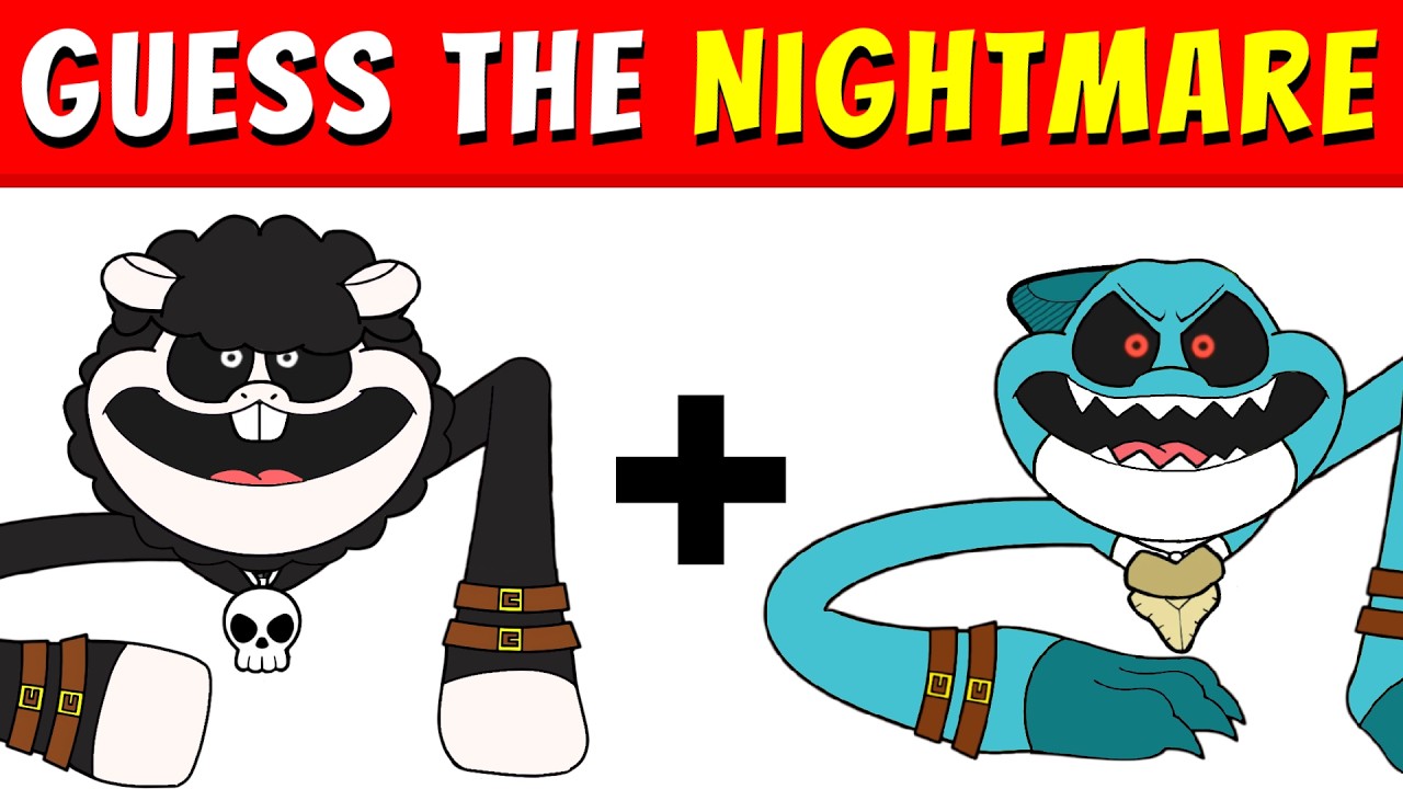 HARD! 🐑🦈 Guess Nightmare Critters By EMOJI & VOICE | Poppy Playtime Chapter 4