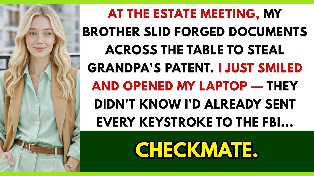 At the Estate Meeting, My Brother Forged Our Grandfather's Signature To Steal His $2.3M Patent Ri...