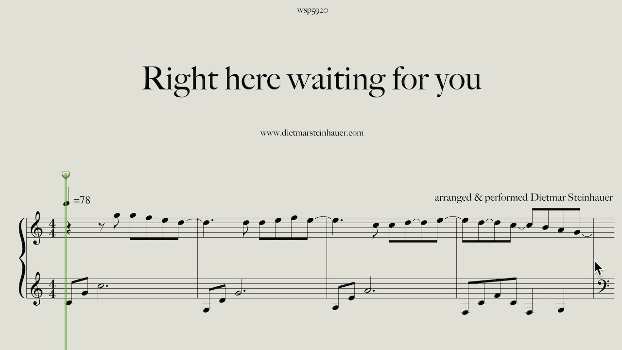Right here waiting for you