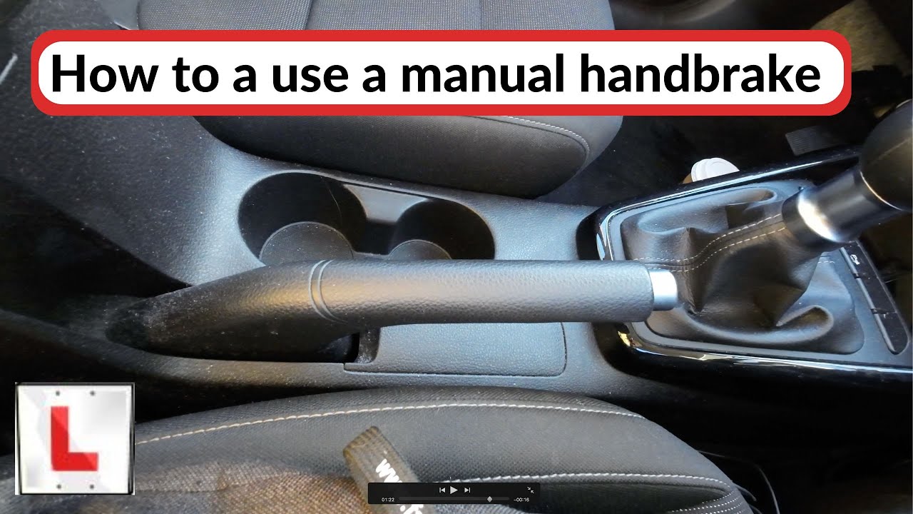 Quick tip on how to use a manual handbrake