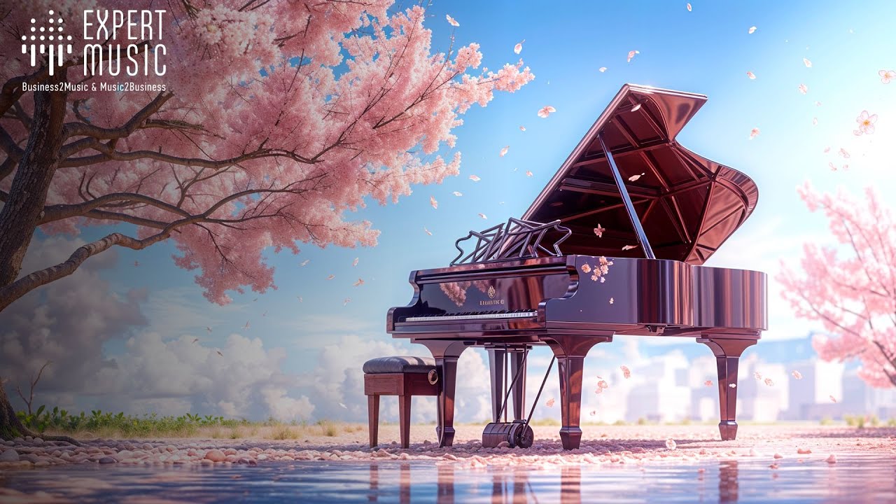 Background piano music. Calm Ambient