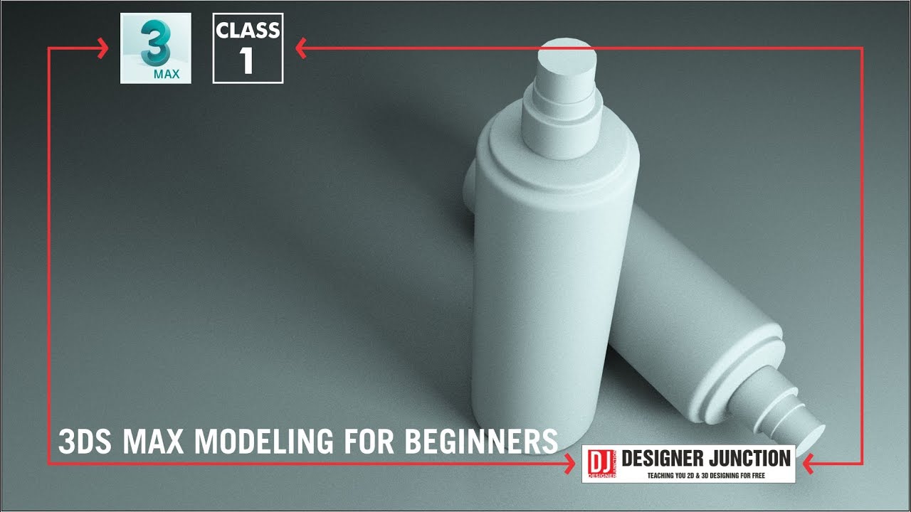 3ds Max Modeling for Beginner's (Bottle Modeling) - Class-1_in Hindi