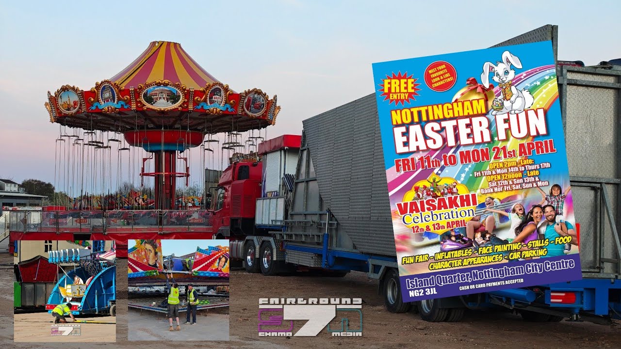 Nottingham Easter Fun at Island Quarter Build up.