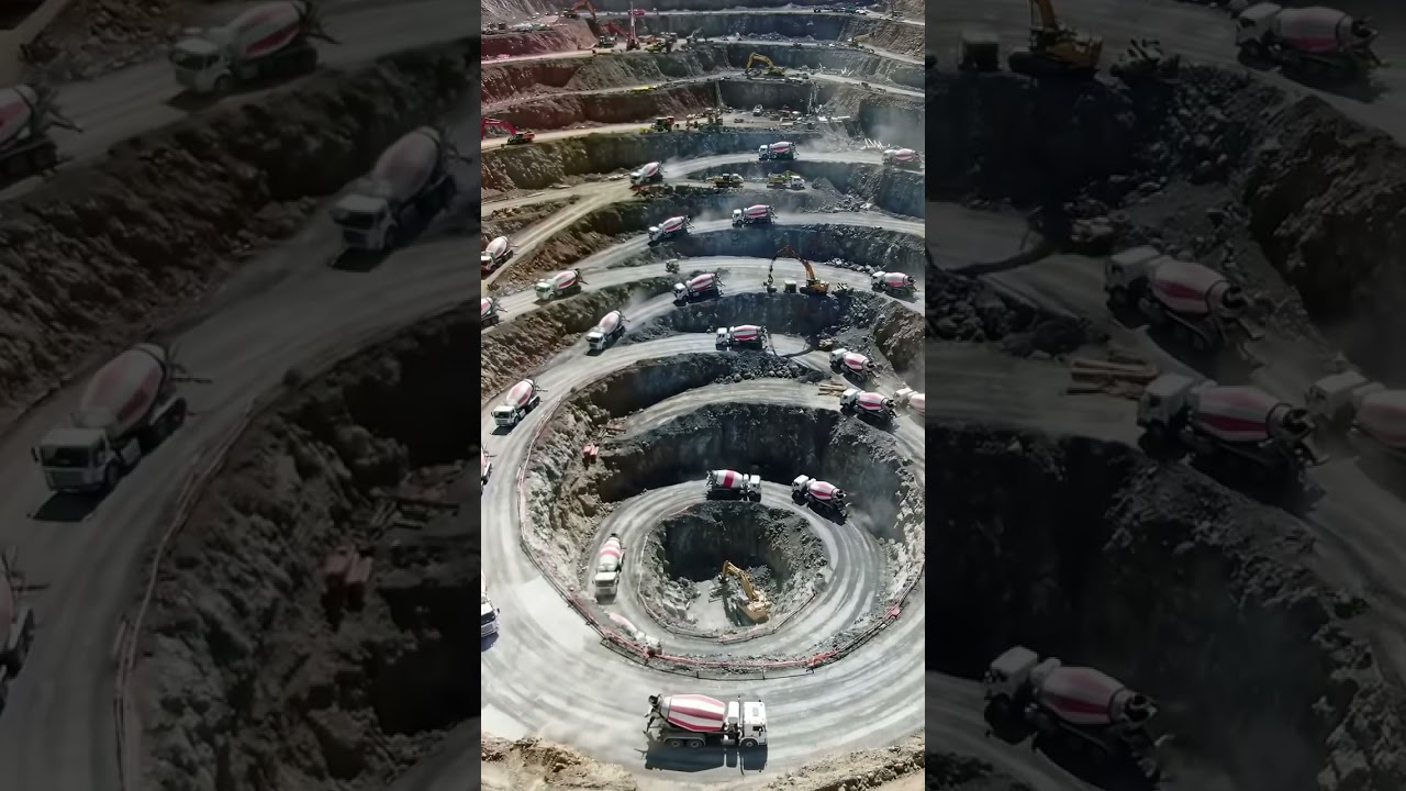 Real Construction Site Shots | Pile Foundation & Super Concrete Engineering