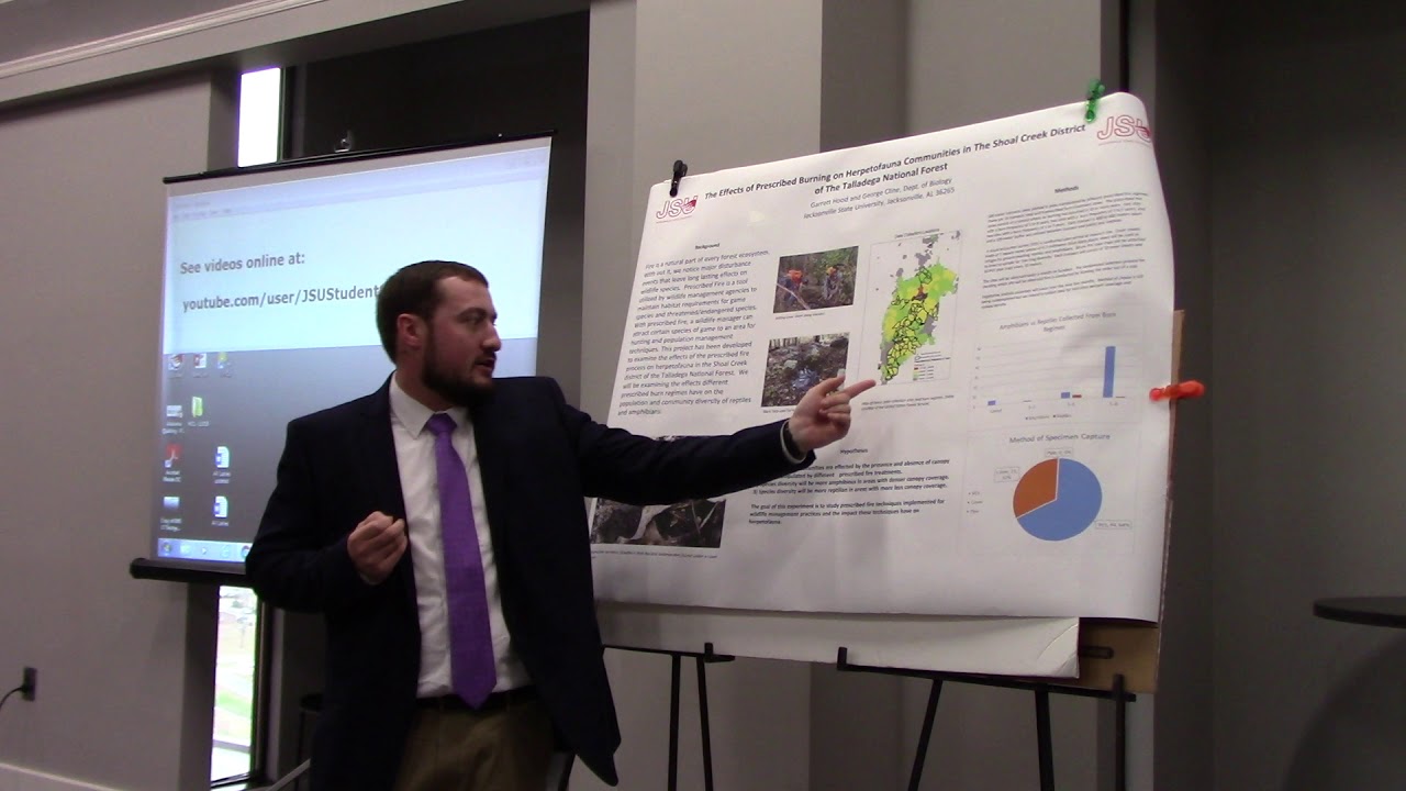 Garrett Hood - The Effect of Prescribed Burning on Herpetofauna in the Talladega National Forest