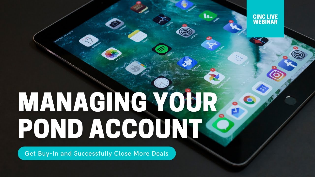 CINC Live Webinar: Managing the Pond for CINC Owners and Team Leads | May 26, 2021
