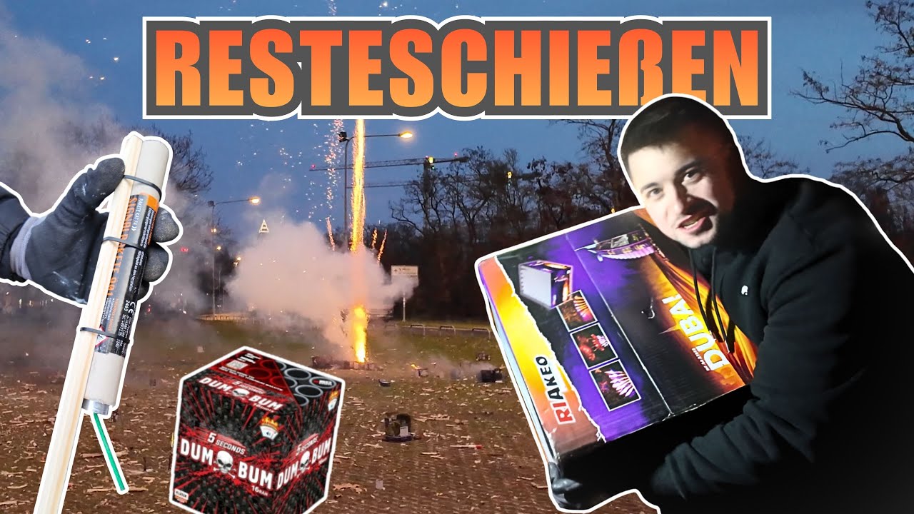 Silvester Resteschießen am 01.01.2025 in Frankfurt 🔥🚀💥