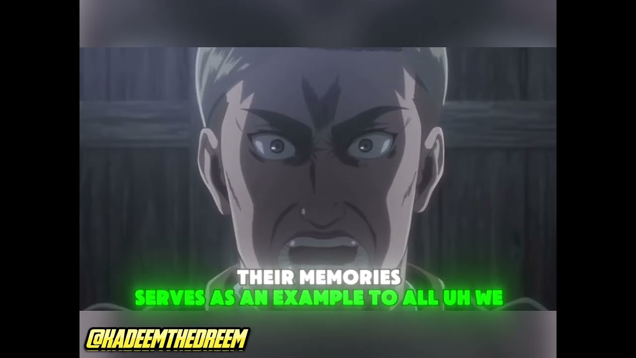 Attack on Titan: Erwin’s Speech (JAMAICAN DUB)