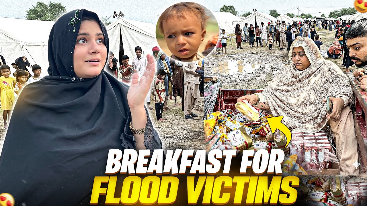 Alhamdulillah Breakfast For Flood Victims🥪☕️| Gharon Se Pani Nikalna Shuru Ho Gaya🥳🌊