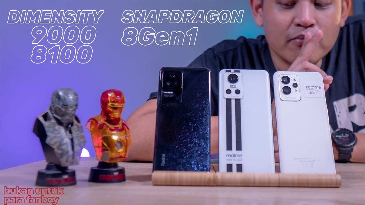 Dimensity 9000, 8100, & SD 8 gen 1. Gini Toh Karakternya. Redmi K50 Pro / Realme GT NEO3 / GT 2 Pro