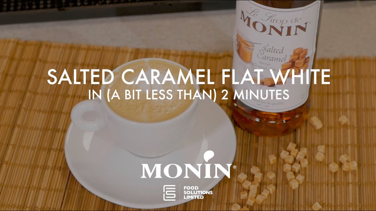 How to: MONIN Salted Caramel Flat White