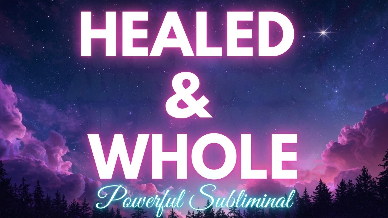 YOU ARE FREE FROM EVERYTHING THAT HURT YOU | Deep Healing Subliminal (Rain Sounds)