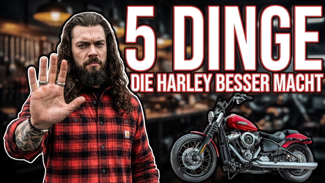 5 DINGE die HARLEY-DAVIDSON besser macht als andere Motorrad-Marken! 🔥