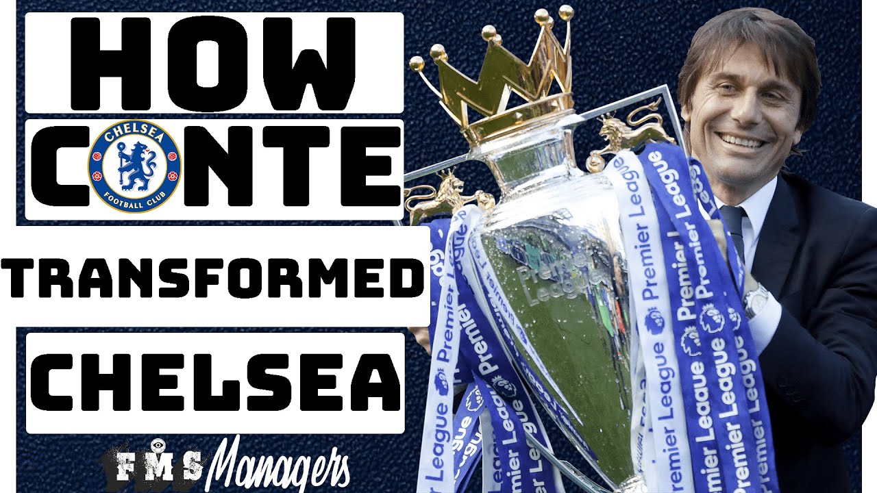 How Conte's 3-4-3 Tactics Changed The Premier League | Antonio Conte's Chelsea Tactics |
