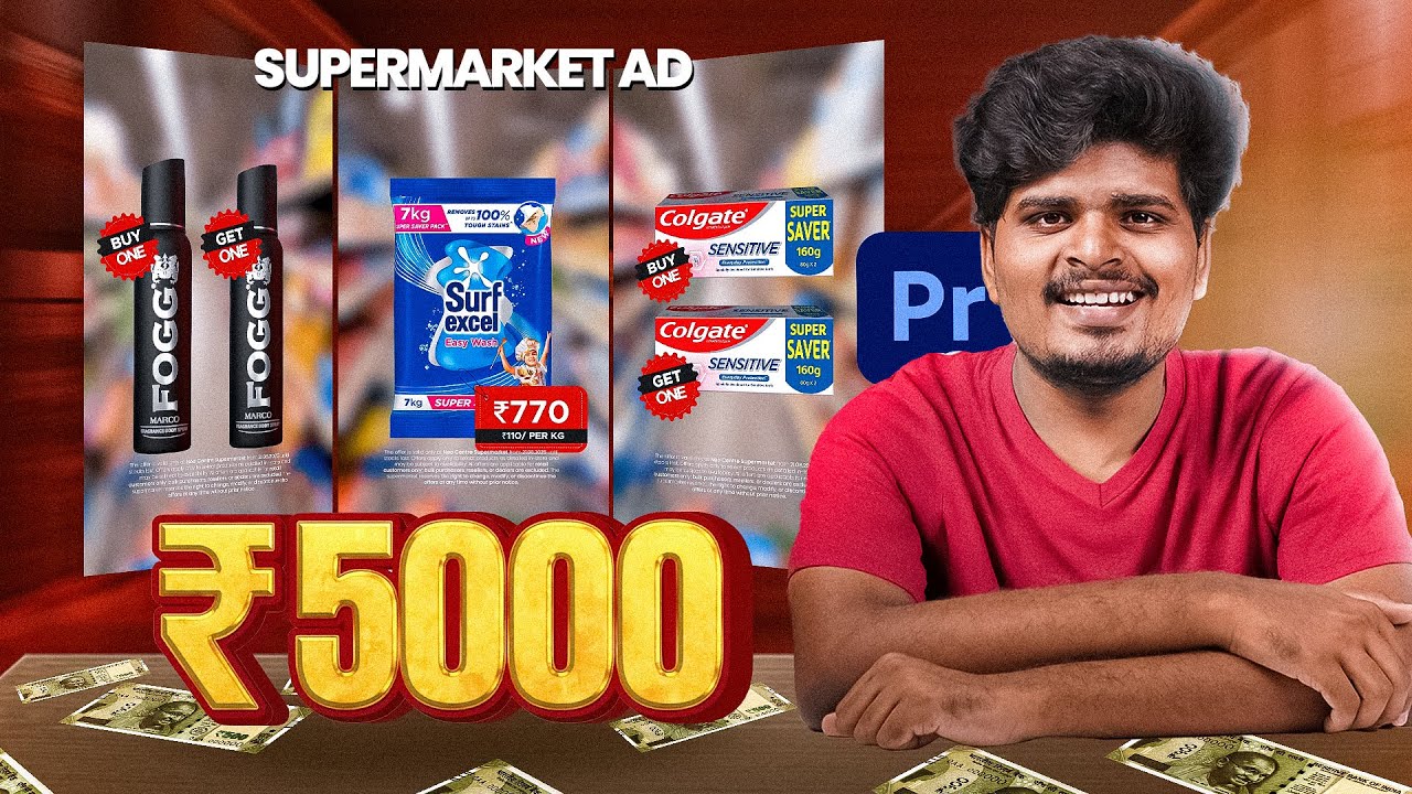 How I edit supermarket ad using ai tools
