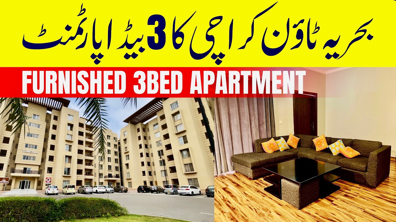 Inside Tour of 3Bed Flat Apartment in Bahria Town Karachi | Apartments in Karachi