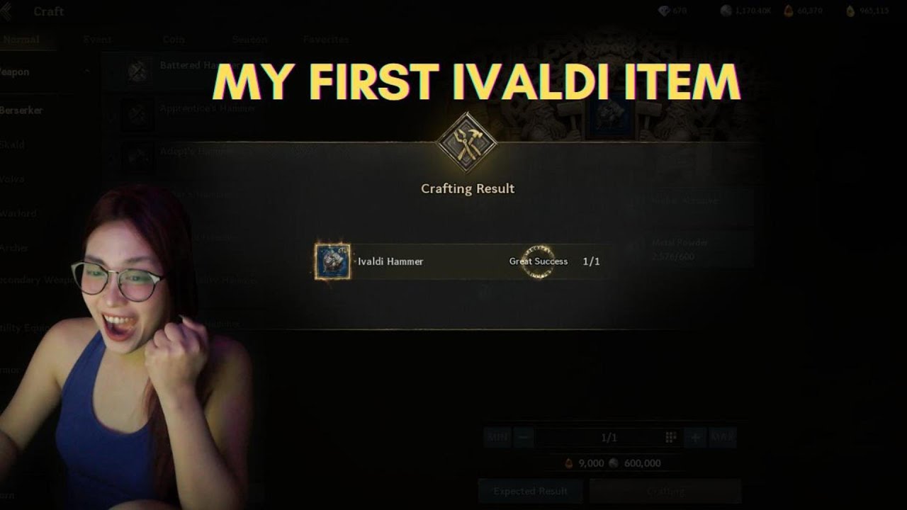 Legend of Ymir | My first ever Ivaldi item