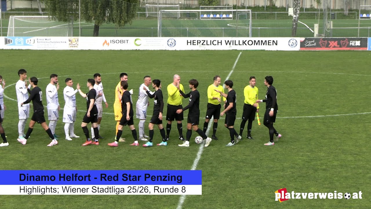Highlights Dinamo Helfort - Red Star; Wiener Stadtliga 2025/26, Runde 8