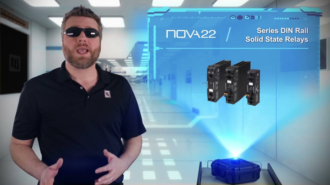 Sensata DIN Rail Solid State Relay NOVA22 Series, Tech Specs | TTI, Inc.