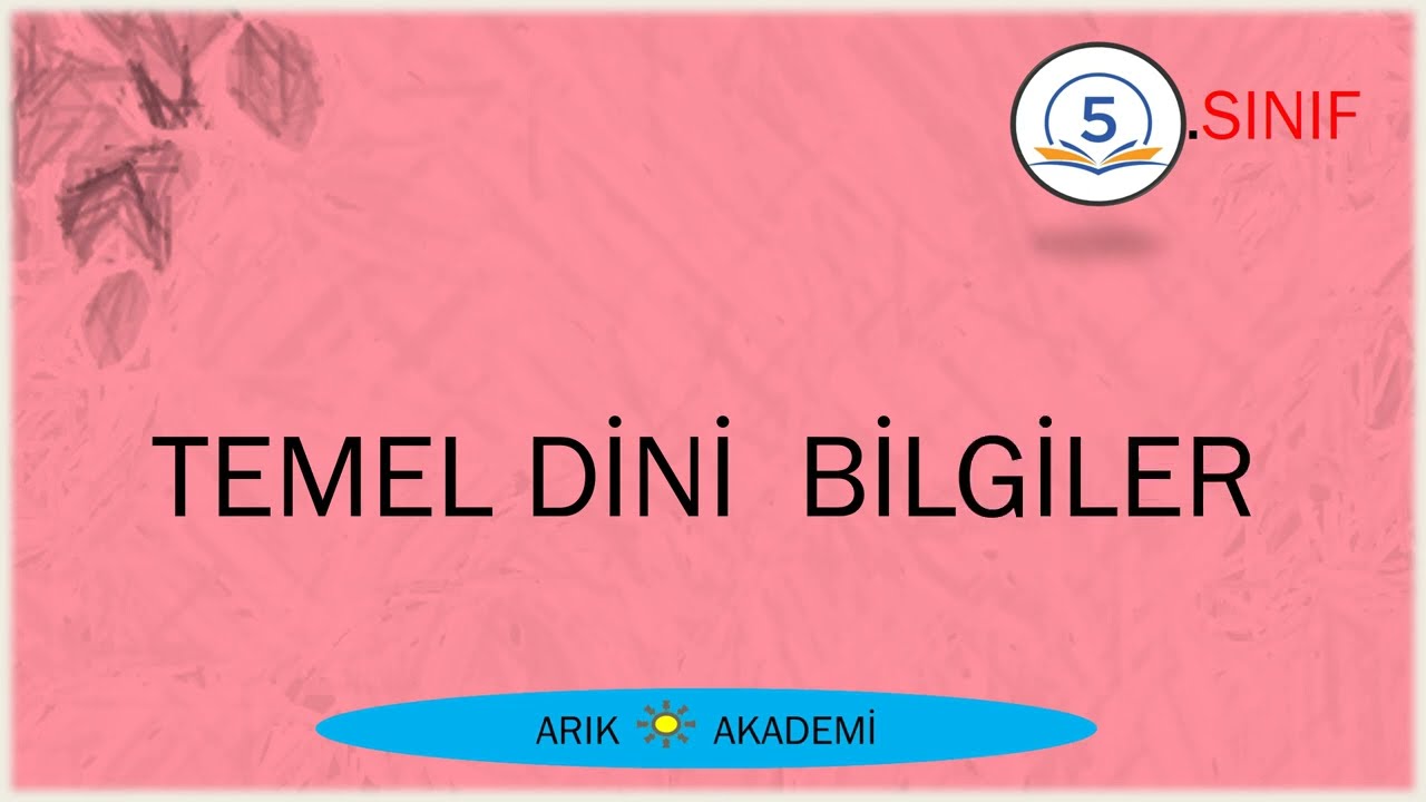 5. SINIF TEMEL DİNİ BİLGİLER  2.DÖNEM 1.YAZILI     AÇIK UÇLU SORULAR VE ÇÖZÜMLER