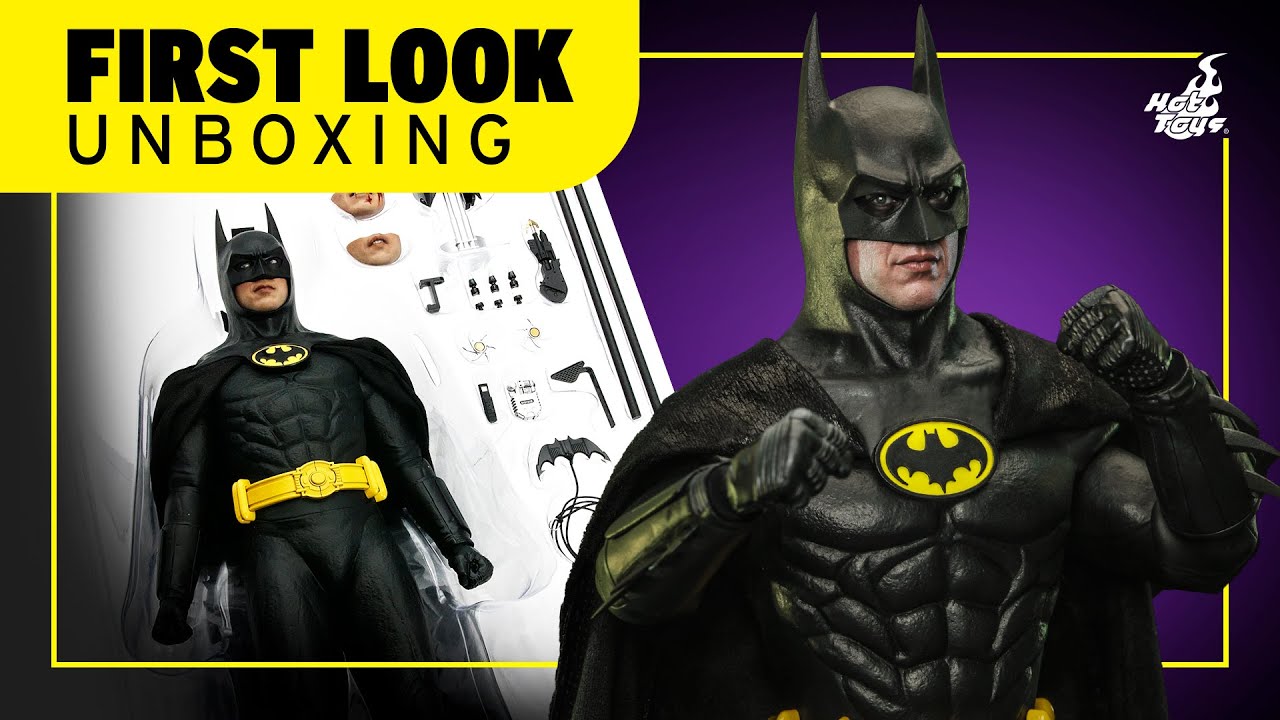 Hot Toys Batman 1989 Deluxe Figure Unboxing | First Look