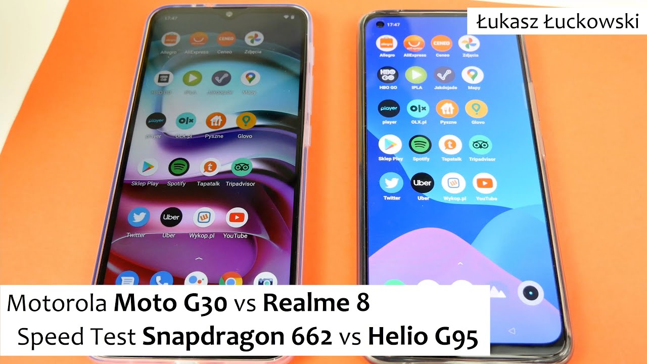 Motorola Moto G30  vs Realme 8 ❗❗❗ | Speed Test | Snapdragon 662 vs Helio G95