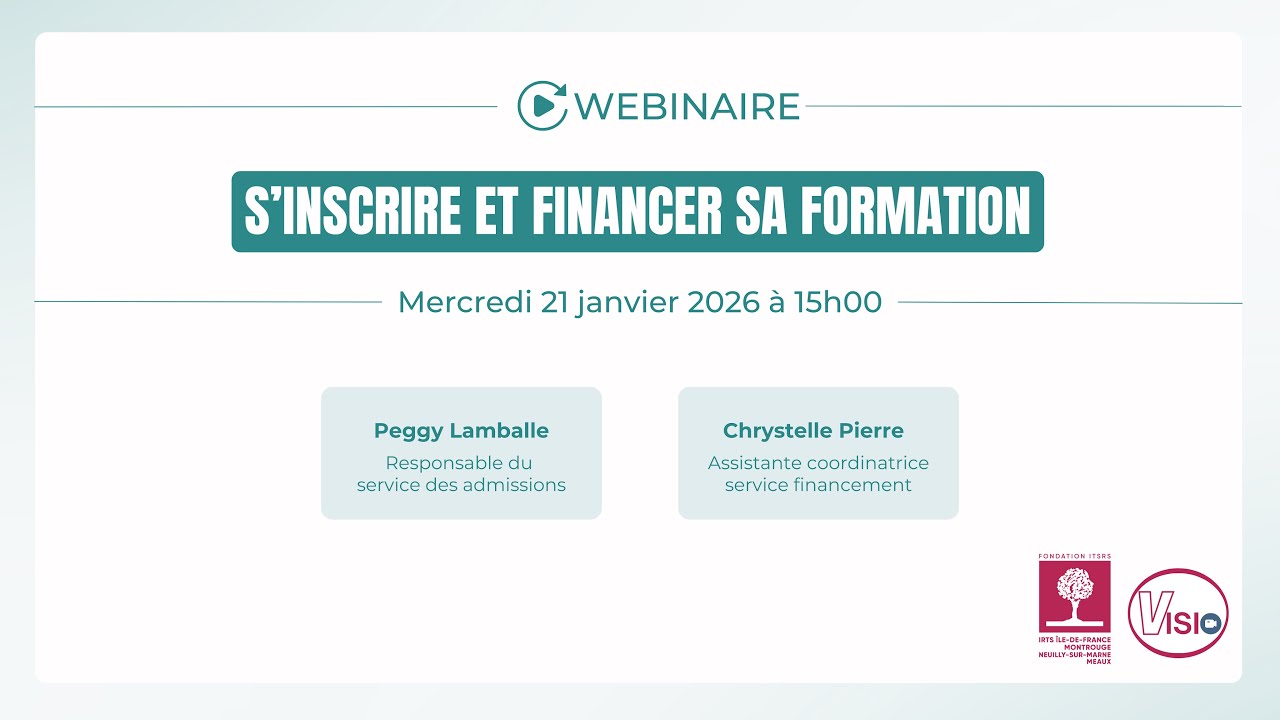 S'inscrire et financer sa formation