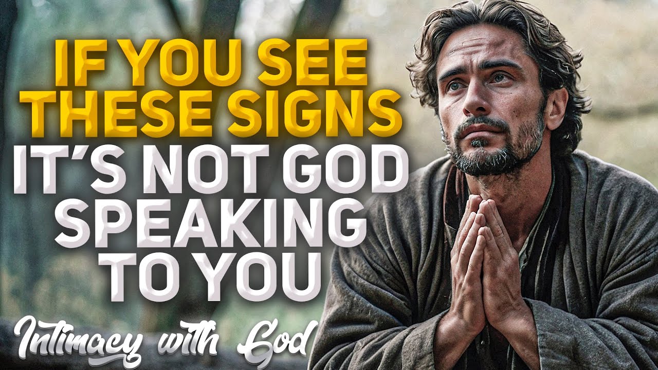 If You See These Signs, It's NOT God Speaking To You! (Christian Motivation)