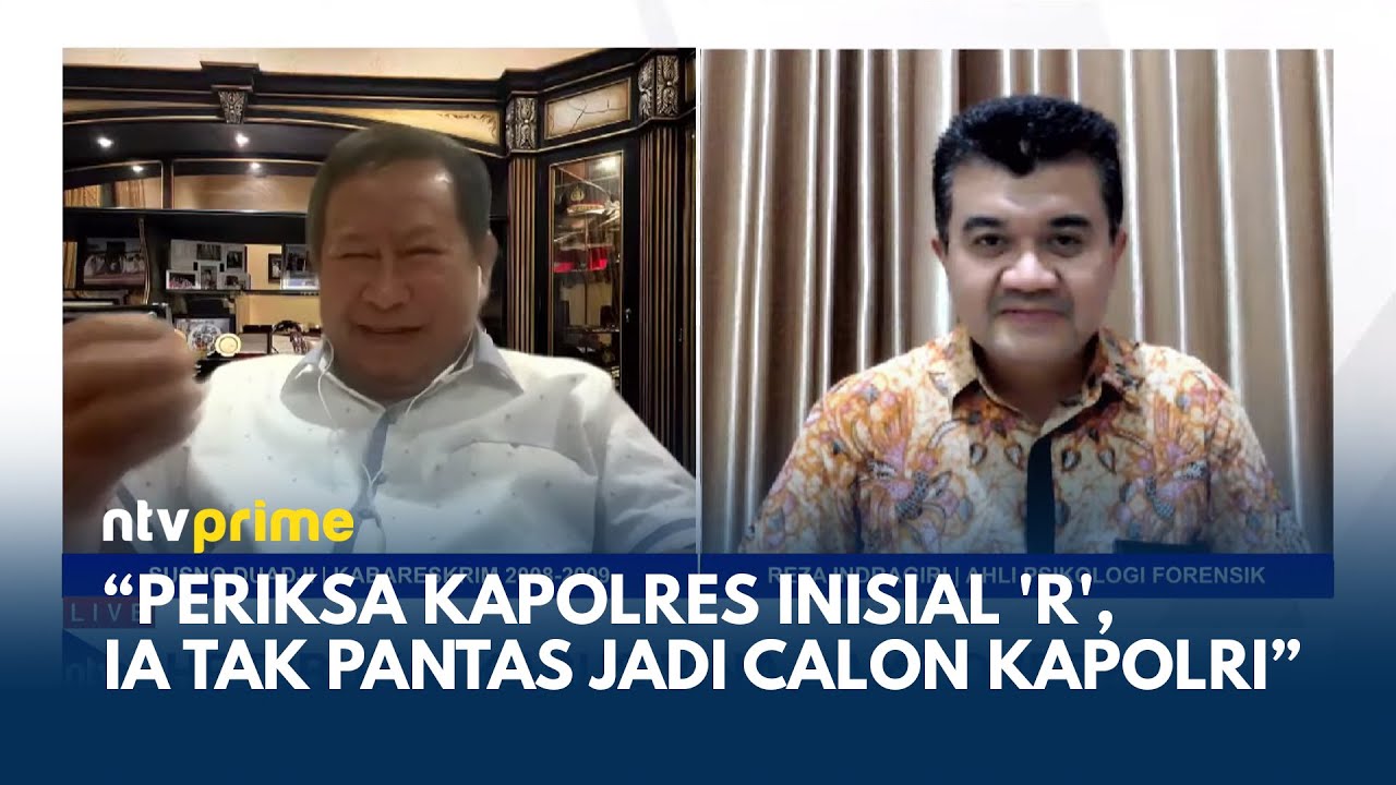 [FULL] Kasus Vina, Susno: Periksa Kapolres Inisial 'R', Ia Tak Pantas Jadi Calon Kapolri | NTV PRIME