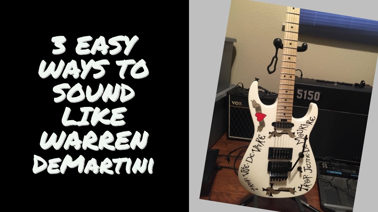 3 EASY Ways to Sound Like Warren DiMartini of Ratt